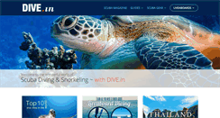 Desktop Screenshot of divein.com